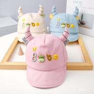 LP-8 DD🍓Baby Hat Peaked Cap Spring and Autumn3-6-9Moon Men's and Women's Baby Sunhat Thin Soft Brim Hat1-2Year-Old Baseb