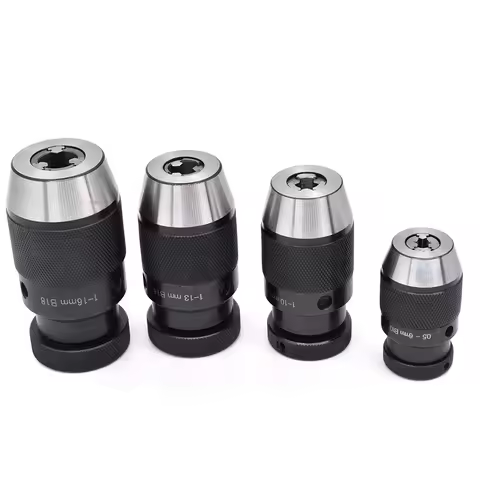 Cartridge B10 B12 B16 1-16mm collet Chuck JT6 B18 tapper chuck Self Tighten Keyless Drilling Chuck f