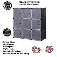 Wardrobe Cabinet 9 Cubes Foldable Strong Sturdy