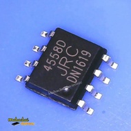 10pcs 10Pcs 4558D JRC SMD NJM4558D JRC4558D IC Dual Operational Amplifier Sop-8