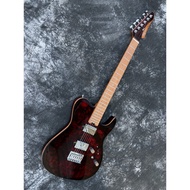 Volgoa VTL-2 Electric Guitar Matte Burl Figure Veneer Coil Splitting Pickup Professional Guitar