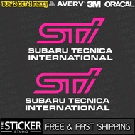 Subaru STI Tecnica International Logo Impreza Fog lamp sticker