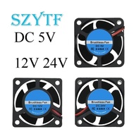 4020 5V 12V 24V DC Computer CPU Cooler Mini Cooling Fan 40MM 40x40x20mm Small Exhaust Fan For 3D Pri