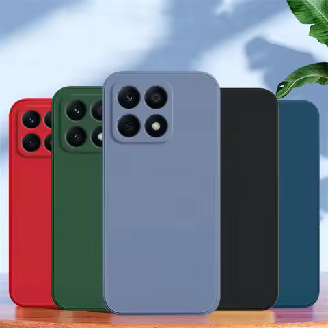 Case For Honor X8a Cover Honor X7a X8a X9a Cases Original TPU Shockproof Liquid Silicone Protective 