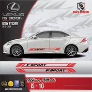👍👍 LEXUS IS 300h CAR BODY STICKER SET IS - 10