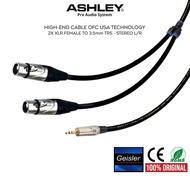 ASHLEY ASHLEY | Ashley Jack Mini 3.5 to 2x XLR Female Audio Cable | Ashley Official Store - Ashley P