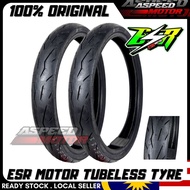 ESR MOTOR TAYAR TYRE TUBELESS 17 INCH 60/90 70/80 70/90 80/80 80/90 90/80 100/80 110/70 120/70