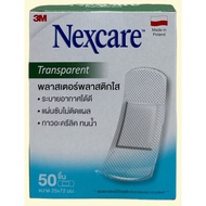 3M Nexcare Transparent Clear Plastic Plaster 50'S