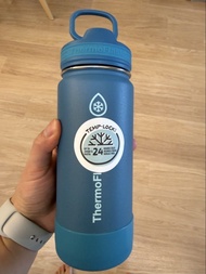 ThermoFlask Blue Insulated Water Bottle Temp-Lock