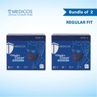 MEDICOS Regular Fit 175 Hydro Charge 4 Ply Surgical Face Mask Size M/L (2 Boxes)