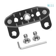 Will Camera  Extension Accessories for Fx3 Fx30 1 4 3 8 Screw Hole Handle