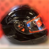 MT HELMET ATOM SV SOLID GLOSS BLACK FLIP UP FULL FACE HELMET ATOM SV  ORIGINAL FROM SPAIN <SOLID GLO