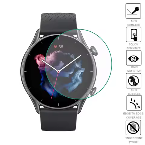 5pcs TPU Soft Protective Film Full Cover For Amazfit GTR 3/3pro/2/2e GTR3 Pro GTR2 GTR2e Watch LCD S