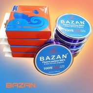 Cước bazan FluoroCarbon 100m tải cá tốt - Cước câu cá Bazan .dây câu siêu bền dây cước làm trục làm