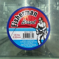 FISHERMAN BRAND MONOFILAMENT FISHING LINE 1/6lbs