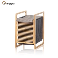 Thejoyful ตะกร้าผ้า มีฝาปิด ตะกร้าอเนกประสงค์ ที่ใส่ผ้า Laundry Basket จัดเก็บได้เยอะ แข็งแรง ทนทาน 