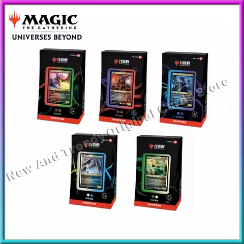 Magic The Gathering (MTG) Beginner Commander Deck Pre Assembly English Set of 5 Holiday Gifts Childr