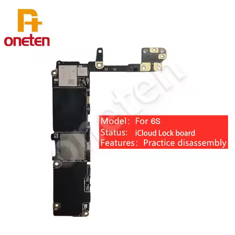 Locked iCloud ID Motherboard For iPhone 6 6S Plus 16G 64G 128G Swap Baseband CPU For Practice Logic 