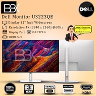 Monitor DELL U3223QE 4K UHD 60Hz Ultrasharp 32" Inch USB Type-C 3 Year