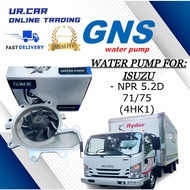 GNS WATER PUMP ISUZU NPR5.2D 71 / 75 (4HK1) 100% HIGH QUALITY READY STOCK IN MALAYSIA