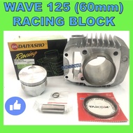 WAVE 125 RACING BLOCK 60MM DYS WAVE125 BLOCK RACING 60 MM DAIYASHO W125 BLOK RACING 60MM DYS WAVE 12