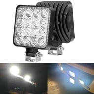 48W LED Work Light 12v 24V Beam Lamp Headlight Additional Spotlights Off Road Flood Spot Lamp For Car Truck SUV 4WD Jeep