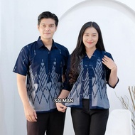 Batik Couple Sania Ruffle Blouse Bolero And Batik Blouse With The Latest Motif Baju Couple Set