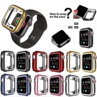 Soft TPU Case For Apple Watch Case 40mm 44mm Full Protective Cover Frame Bumper For IWatch Series 5 4 Watch Shell Skin