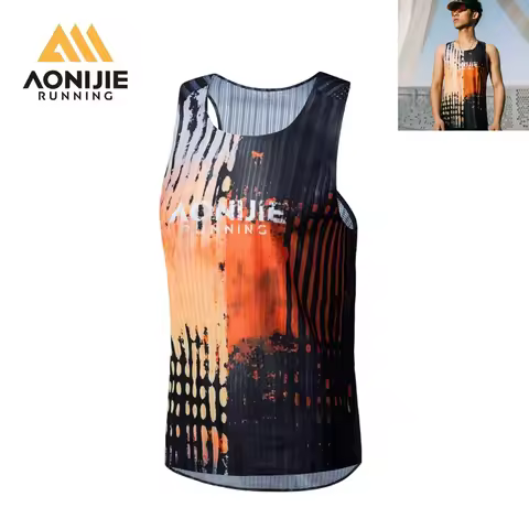 AONIJIE FM5236 Trail Running Vest for Athletes Men Breathable Ultralight Quick Dry Sports Sleeveless