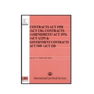 ILBS Contracts Act 1950 (Act 136), Contracts (Amendment) Act 1976 (Act A329) (As At 1st  FEB 2024)