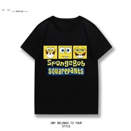 Love Apartment Zhang Wei Spongebob Squarepants Co Branded Trendy Brand Teasing Summer Pure Cotton Sh