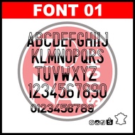 MOTORCYCLE NUMBER STICKERS/ COSTUME NUMBER PLATE STICKERS COSTUME NUMBER PLATE