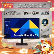 Samsung Essential S3 S30GD LS24D300GAEXXS 24" / LS27D300GAEXXS 27" FHD 1920 x 1080 100Hz IPS Busines