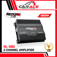 SHUTTLE LAB SL-260 | 2 Channel Amplifier 1800W Mosfet ClassAB 2CH Car Power Amplifier 2CH Car Amplif