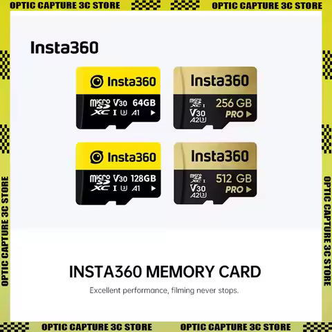 Memory Card for Insta 360 X4 X3 Ace Pro2 ONE X2 RS Micro SD Memory CardS 64GB 128GB 256G 512G High S