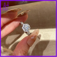 Classic 2 Carat Eight Hearts and Eight Arrows Super Sparkling Moissanite Ring M5271