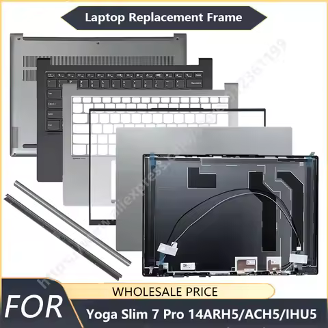 NEW For Yoga Slim 7 Pro 14ARH5/14ACH5/14IHU5 xiaoxin Pro 14 2021 Laptop LCD Back Cover/Hinge/Palmres
