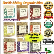 EARTH LIVING ORGANIC GRAIN RICE SERIES RED BROWN RICE/PEARL RICE/TEN GRAINS/BASMATI PARBOILED RICE/B