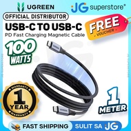 UGREEN 1 Meter Magnetic USB-C to USB-C Charging Cable w/ 100W PD Fast Charging Braided Cable | L520