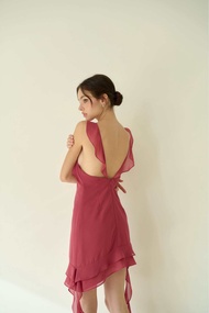 CHARM - RUFFLE MINI DRESS