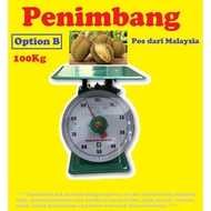 Timbang Penimbang Buah Durian Sayur Dacing Pasar Table Weighting Scale Flat 40KG 100KG 100KG KG Portable
