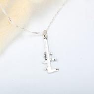 【Angel & Me】可移動 游標卡尺 s925純銀項鍊 情人節禮物 生日禮