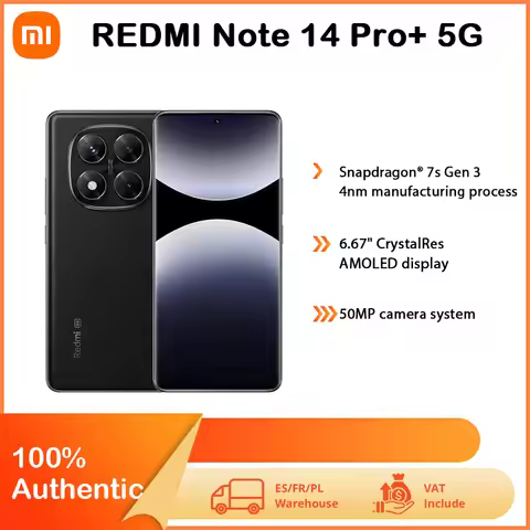 Redmi Note 14 Pro + 5G Smartphone NFC Snapdragon 7s Gen 3 Rear Camera 200 MP IP68