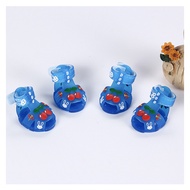 Style Creative Pet Jelly Pet Shoes Silicone Cool Breathable Pet Shoes Dog Shoes