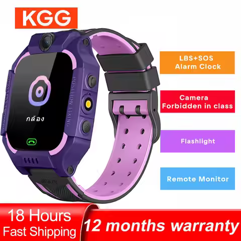 2G Kids Smart Watch Phone Math Game LBS SOS Position With Camera Children Call Back Smart Clock Phon