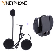 Vnetphone V4 V6 Intercom Headset Accessories Microphone Speaker & Clip for V4 V6 Helmet Interphone R