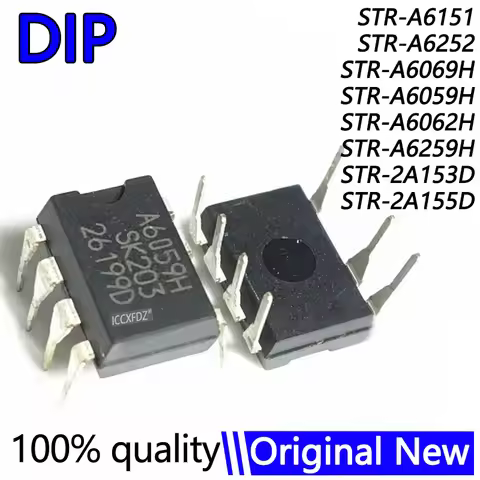 5Pcs/Lot A6069H STR-A6069H DIP-7 STR-A6059H STR-A5259H STR-A6062H STR-A6151 STR-A6252 A6059H A6259H 