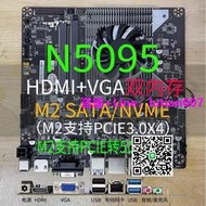 【可批發、開發票】12代N95迷妳主機主板NAS四核N5095壹體機電腦J4125工控行業ITX17