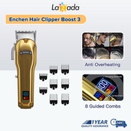 Enchen Hair Trimmer Boost 3 Professional Cordless Hair Clipper LED Display Hair Cutting Machine