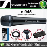 Sennheiser e 945 Supercardioid Dynamic Handheld Vocal Microphone with Mic Cable (e945)